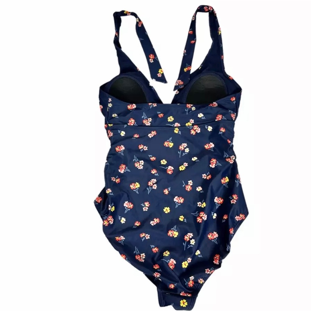 Blue Gap Floral One Piece Bathing Suit - Picture 3 of 4
